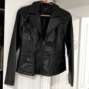 Faux leather jacket